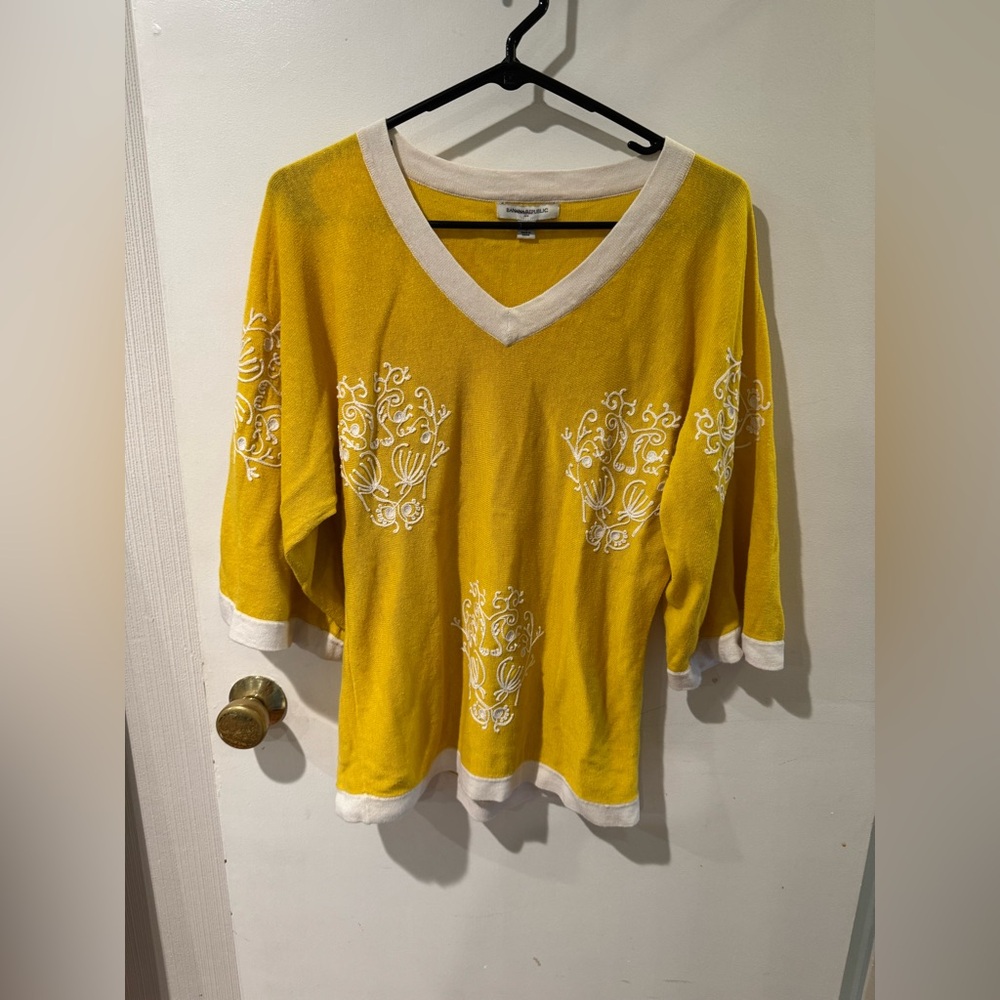 Banana Republic Cotton Linen Blend Sweater size S